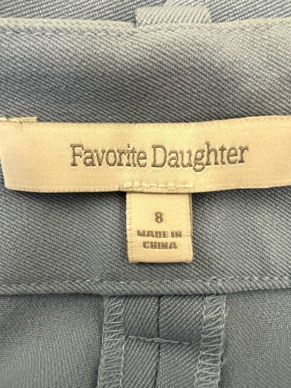 Favorite Daughter The Favorite Pants High Rise Wide Leg Trouser Sky Blue 8 - Picture 12 of 16
